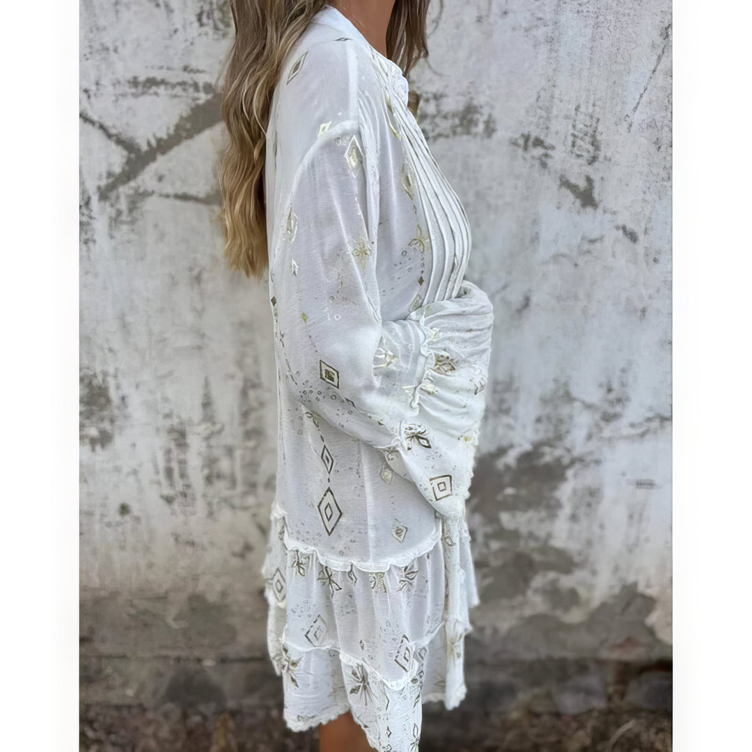 Chloe™ | Zaya Boho Gilded Dress