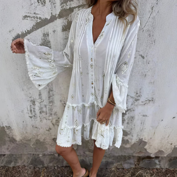 Chloe™ | Zaya Boho Gilded Dress