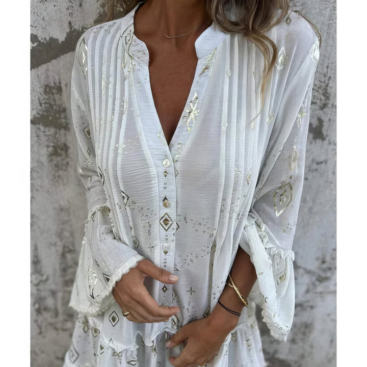 Chloe™ | Zaya Boho Gilded Dress