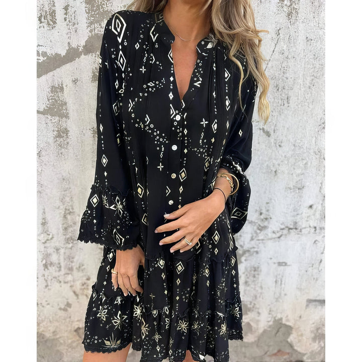 Chloe™ | Zaya Boho Gilded Dress
