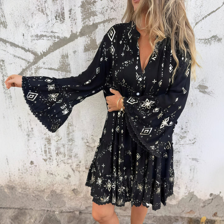 Chloe™ | Zaya Boho Gilded Dress