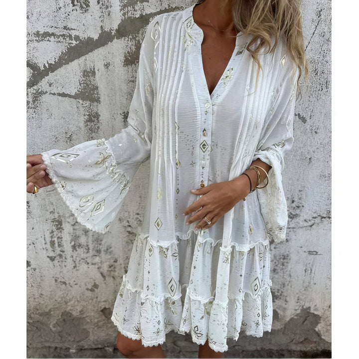 Chloe™ | Zaya Boho Gilded Dress